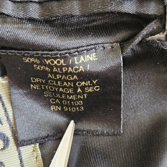 Savile Row Blazer Men US 46 Brown Tweed Wool Alpaca Lined 2B Ventless Vtg FLAWS - Picture 13 of 16